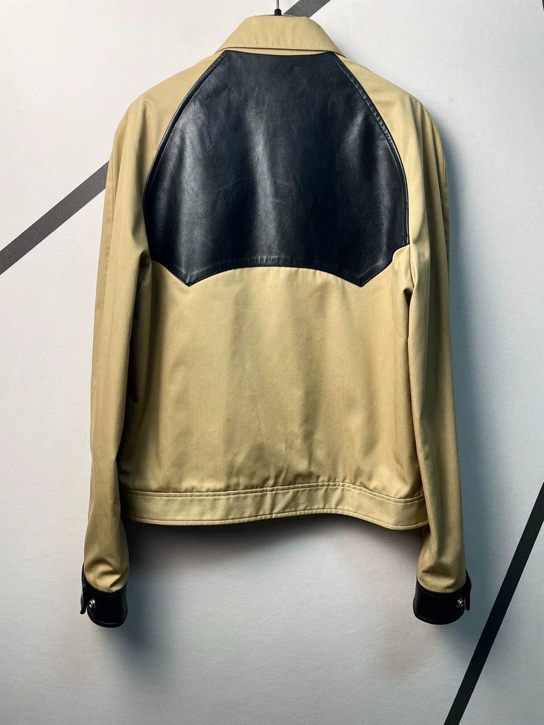 Saint Laurent Paris Saint Laurent Paris Lambskin patchwork jacket-2506 Size US M / EU 48-50 / 2 - 2 Thumbnail