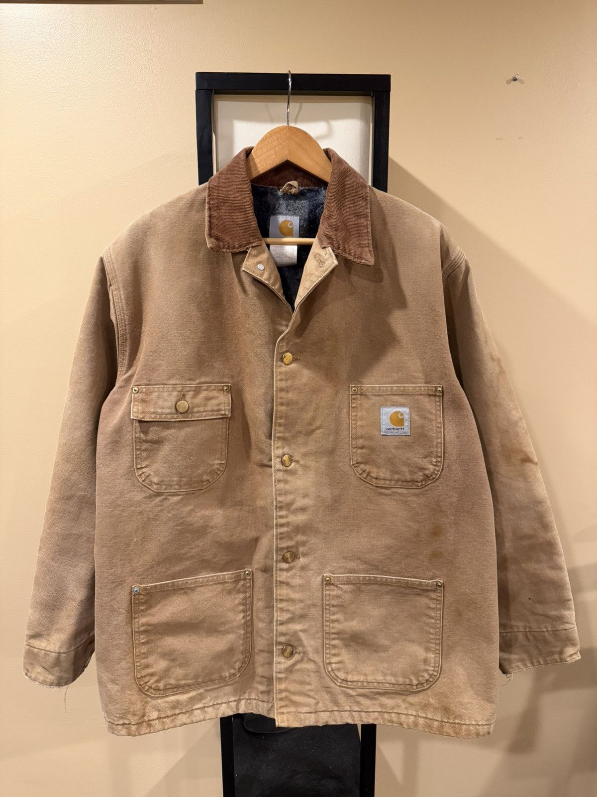 Carhartt Vintage Carhartt Chore Blanket Lined Work Wear Canvas Jacket Size US XL / EU 56 / 4 - 16 Thumbnail