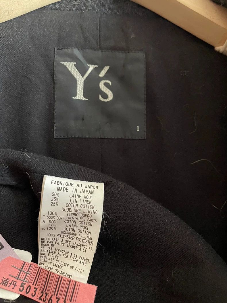Y's Y's Dark grey overcoat Size US S / EU 44-46 / 1 - 8 Thumbnail