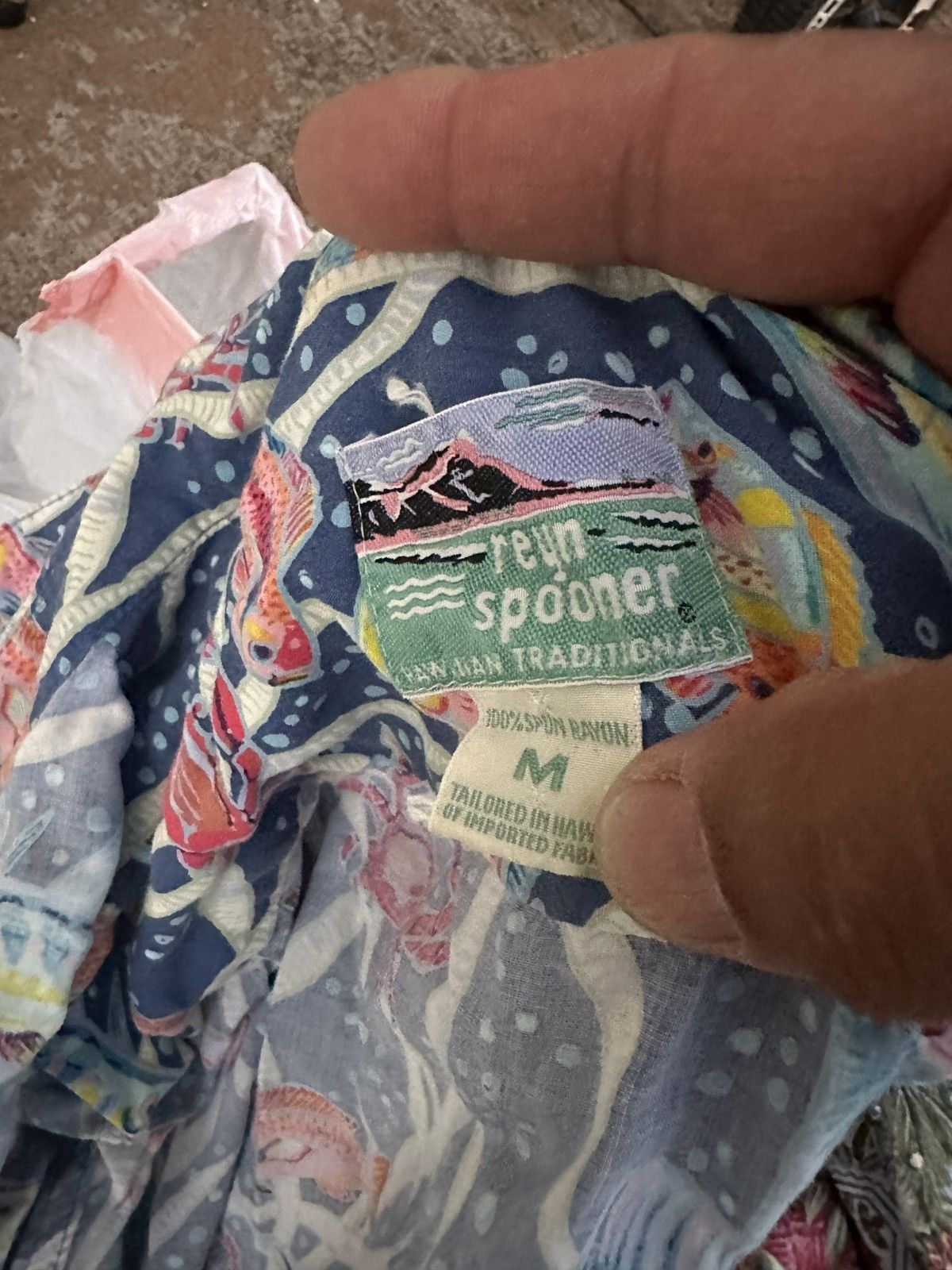 Reyn Spooner PreOwned Reyn Spooner Multicolored Hawaiian Print Men's M Size US M / EU 48-50 / 2 - 4 Thumbnail