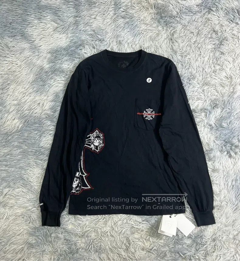 Chrome Hearts CHROME HEARTS Size S Embroidered cross long sleeve Size US S / EU 44-46 / 1 - 2 Thumbnail