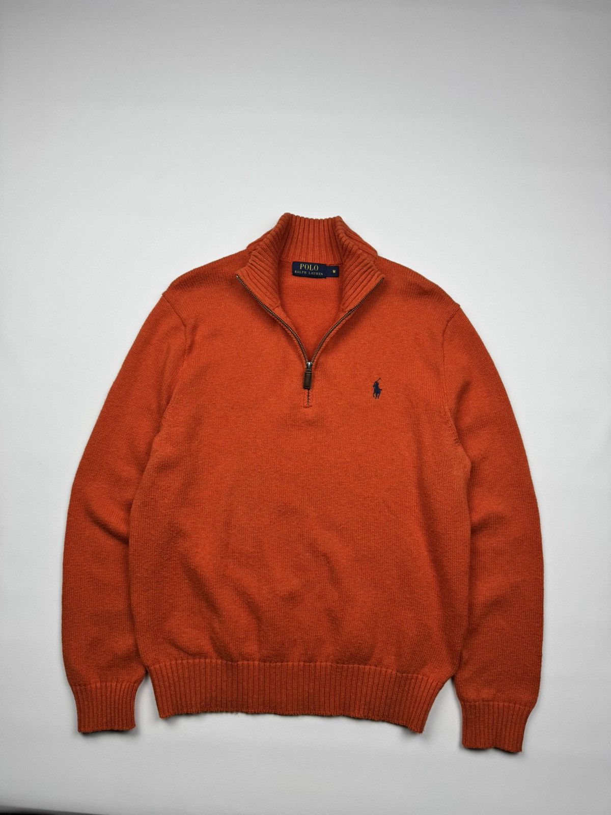 Polo Ralph Lauren Vintage Polo Ralph Lauren Quarter Zip Sweater Size US M / EU 48-50 / 2 - 1 Thumbnail