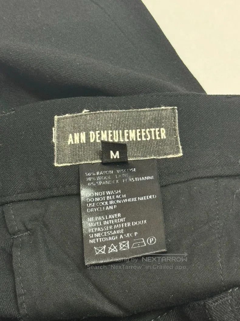 Ann Demeulemeester ANN DEMEULEMEESTER Wool Casual Pants. Size US 36 / EU 52 - 4 Thumbnail