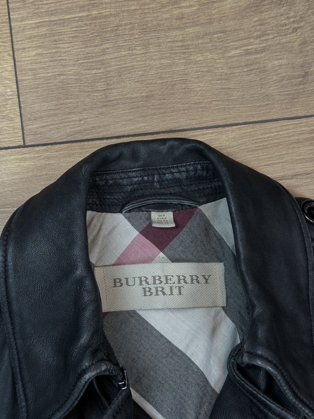 Burberry Leather trench coat Burberry original luxury streetwear item Size S / US 4 / IT 40 - 2 Thumbnail