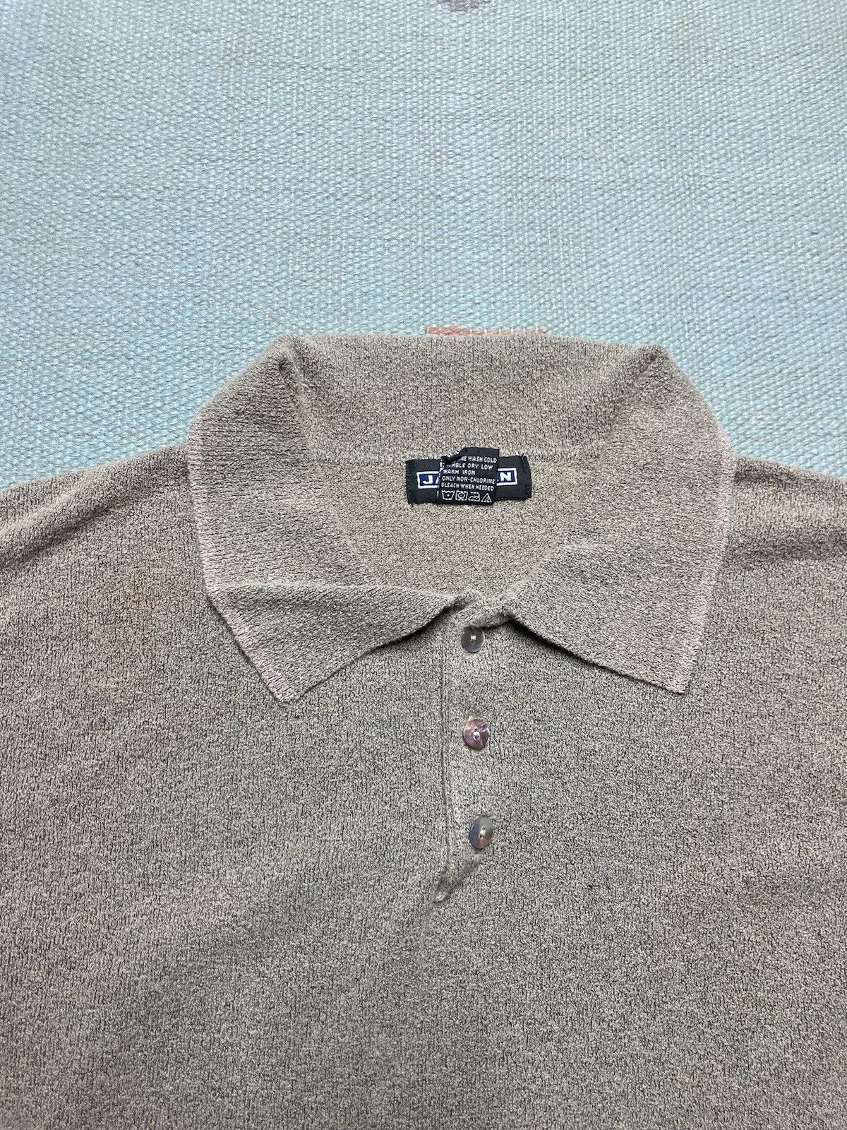 Jantzen × Vintage Vintage polo shirt Terry cloth soft jantzen two tone large Size US L / EU 52-54 / 3 - 4 Thumbnail