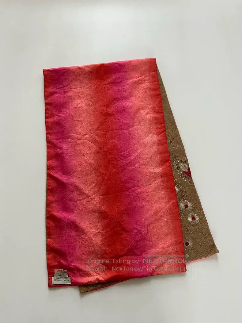 Dries Van Noten Dries Van Noten Brown Scarf Size ONE SIZE - 4 Thumbnail
