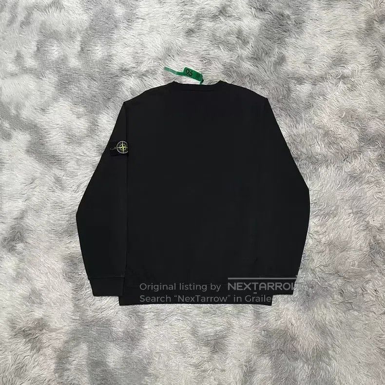 Stone Island Stone Island Round neck sweater basic sweater black XL cod Size US XL / EU 56 / 4 - 2 Thumbnail