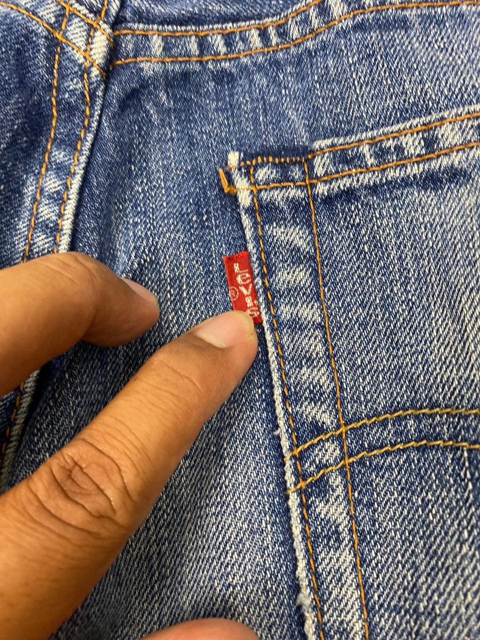 Levi's vintage levis 503 distressed denim nice design Size US 32 / EU 48 - 4 Thumbnail