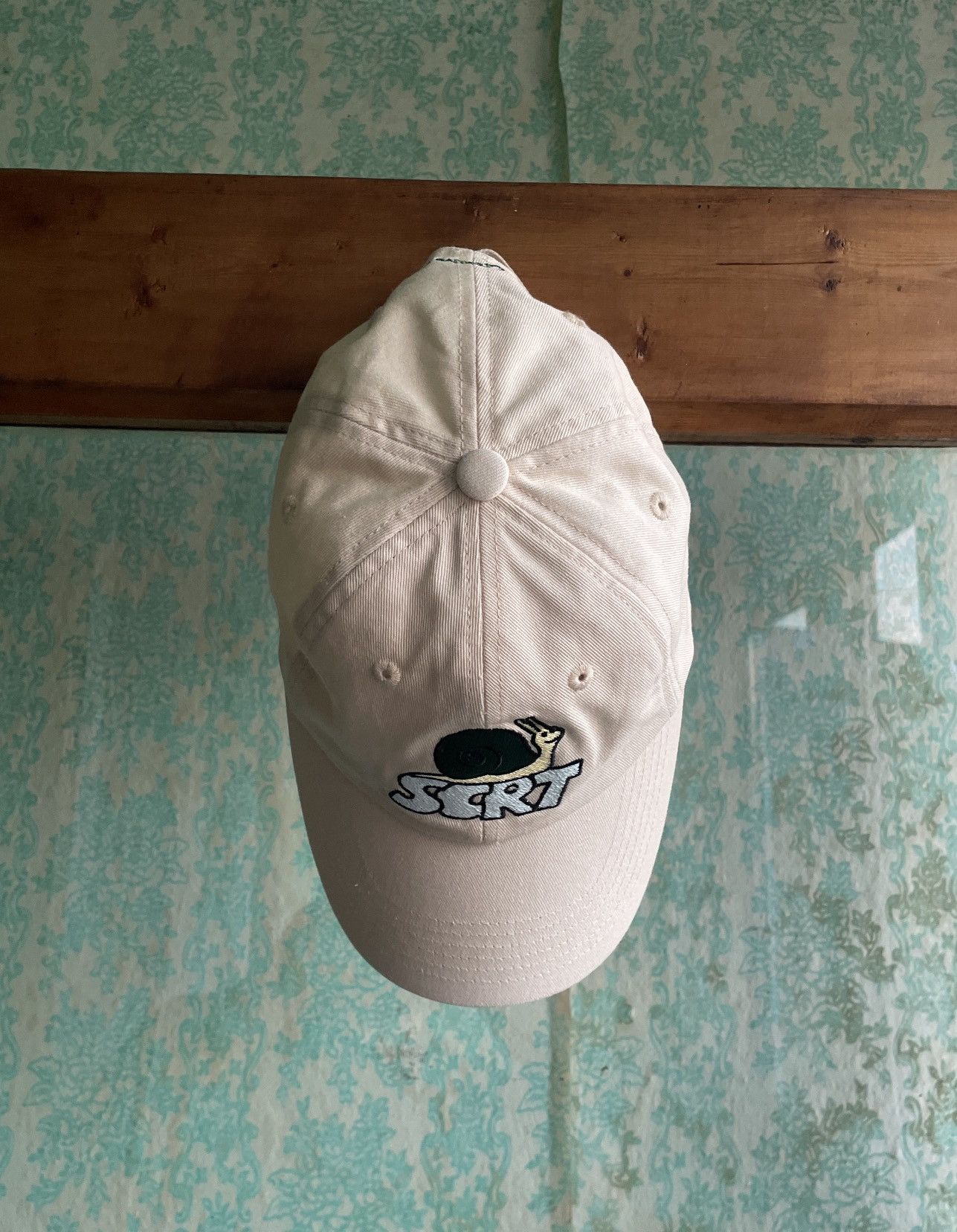 SCRT SCRT Snail logo Beige Cap Stay Creative Co. Size ONE SIZE - 2 Thumbnail