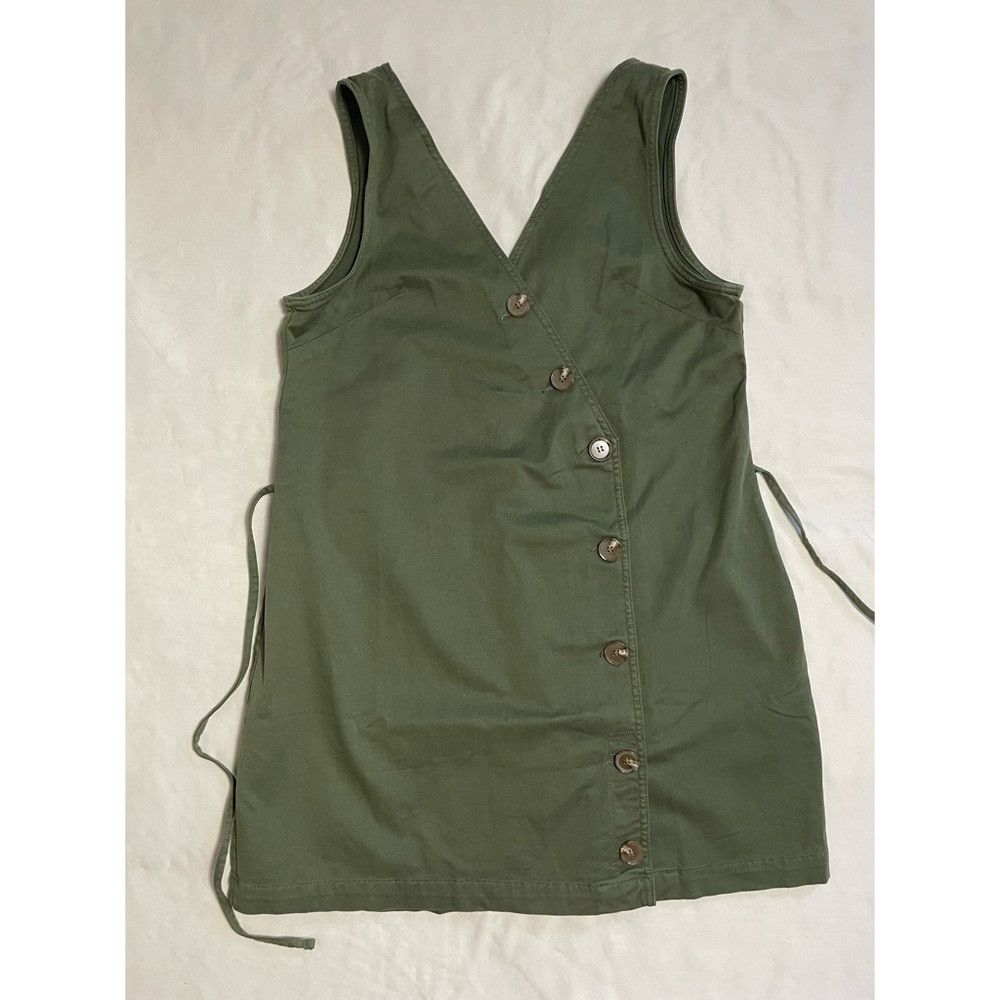Other NWT New Warp + Weft Button Front Green Dress Size 1X Size XL / US 12-14 / IT 48-50 - 5 Thumbnail