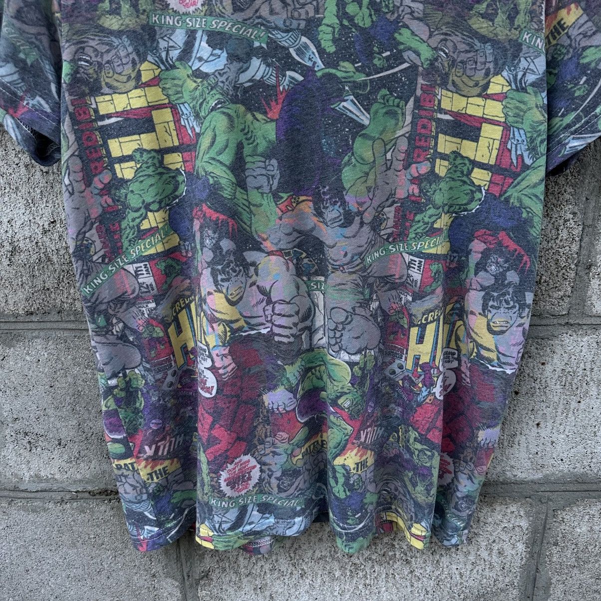 Marvel Comics Vintage Marvel T-shirt Overprinted Size M Y2K 00s USA Size US M / EU 48-50 / 2 - 4 Thumbnail