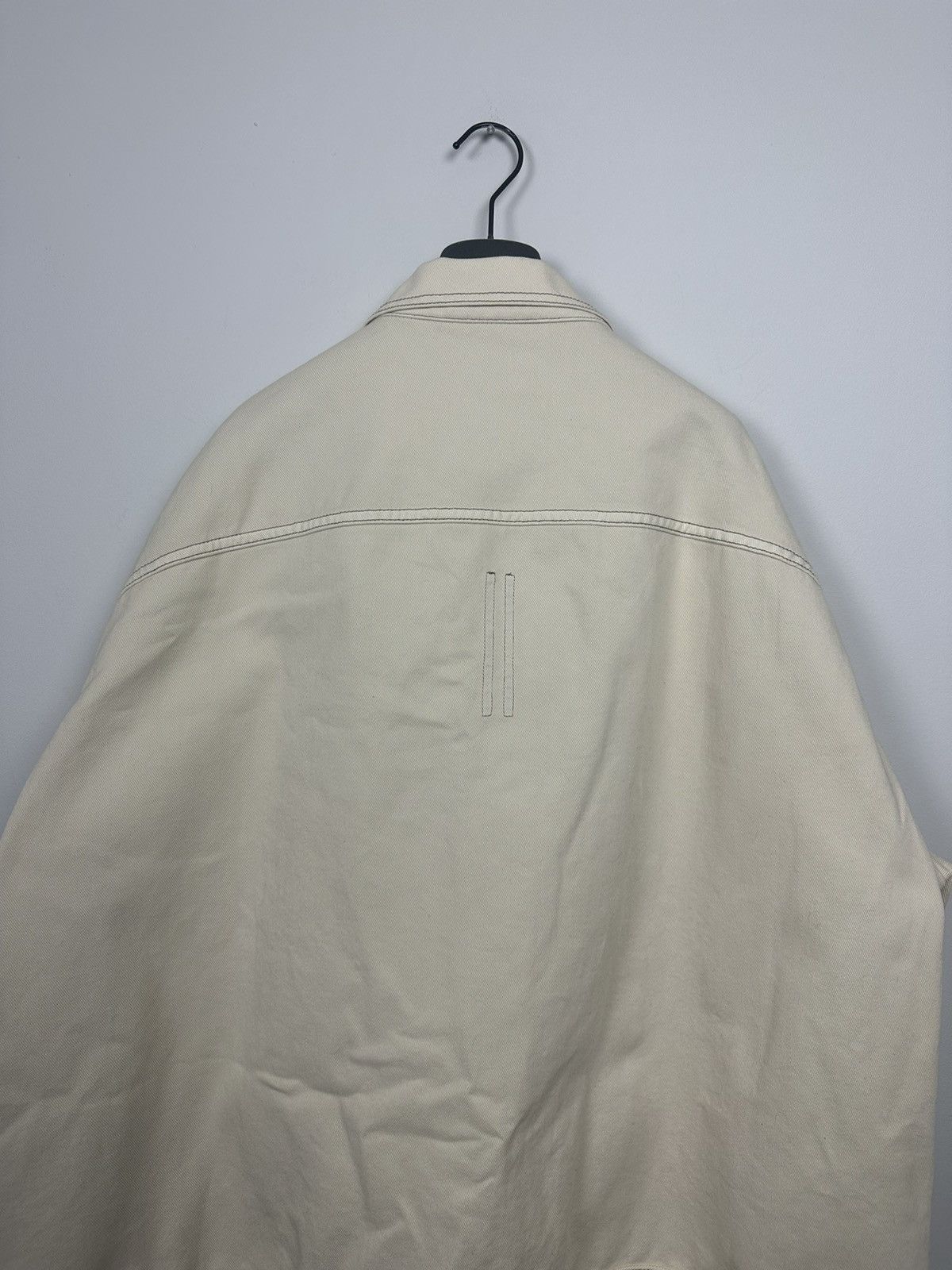 Rick Owens DRKSHDW Coated Jumbo Denim Worker Jacket Size US XXL / EU 58 / 5 - 5 Thumbnail