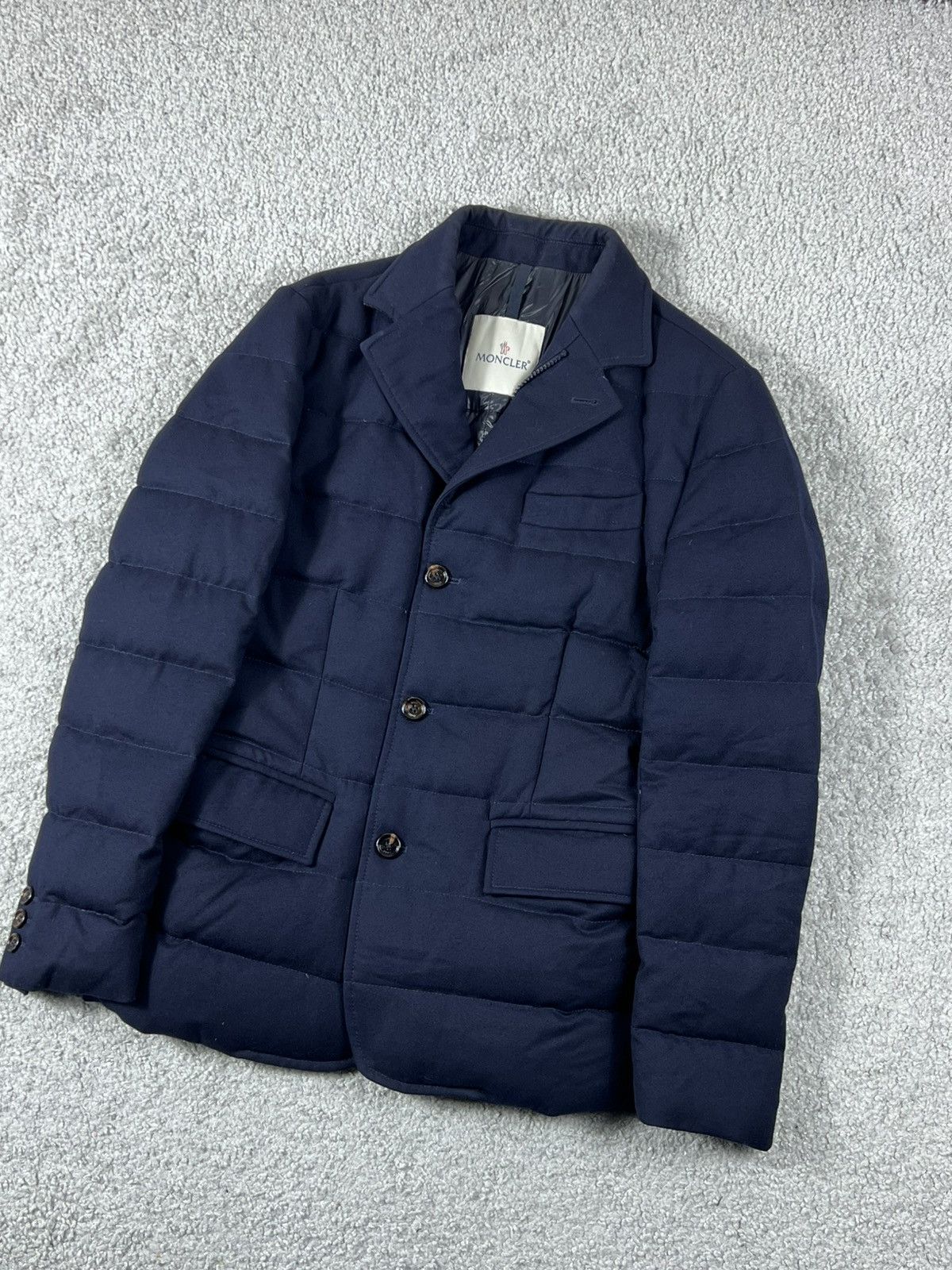 Moncler Moncler Robin Blue Blazer Jacket Size 0 Size US S / EU 44-46 / 1 - 3 Thumbnail