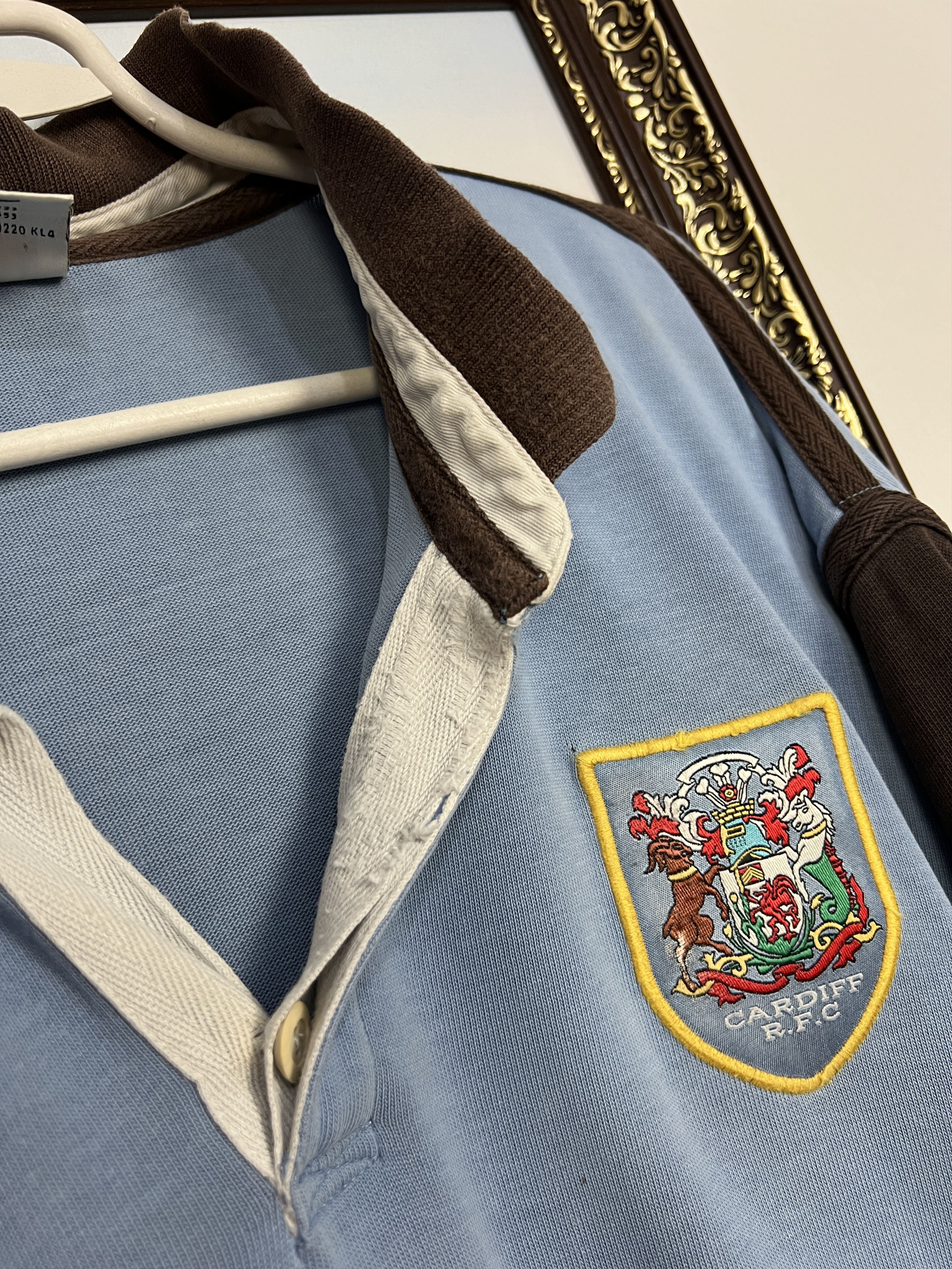 Nike Vintage 90's Cardiff Rugby Union Long Sleeve Jersey Trikot Size US XXL / EU 58 / 5 - 7 Thumbnail
