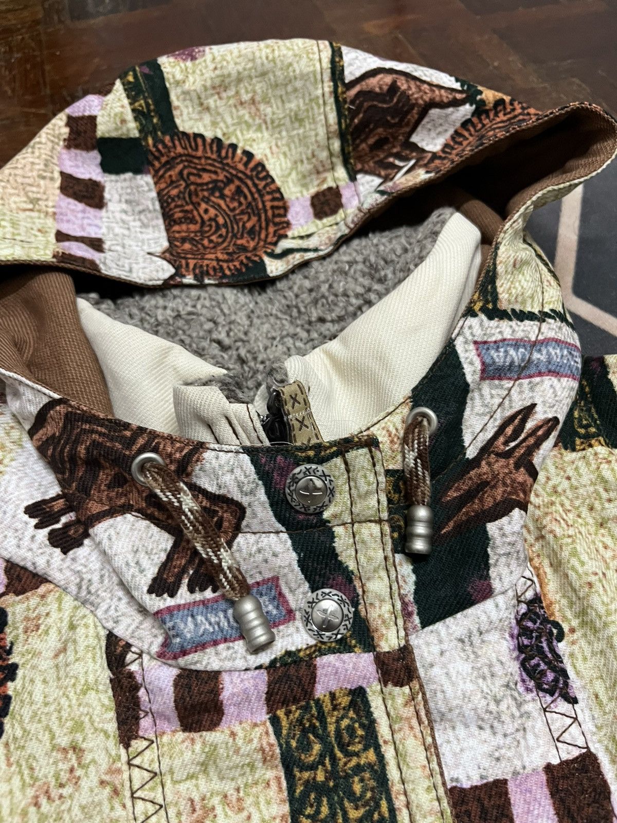 Japanese Brand 💥Vintage EVANOVA Japan Baroque Tribal Motives Size US L / EU 52-54 / 3 - 12 Thumbnail
