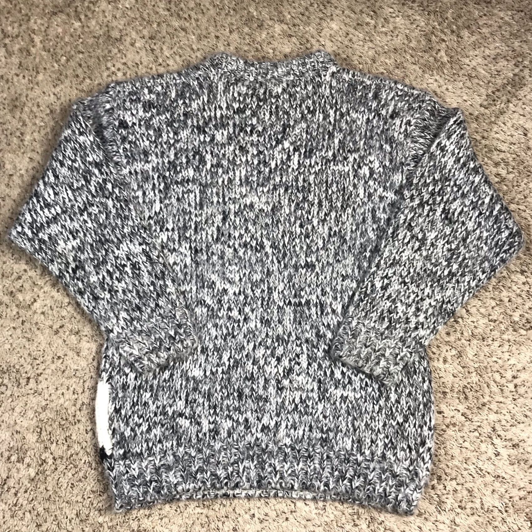 Vintage VINTAGE Knit Pullover Sweater Mens Medium Oversized Soft Thick Heathered Gray 80s 90s Wang Kong Trading Co. Crew Neck Long Sleeve Regular Fit Size US M / EU 48-50 / 2 - 3 Thumbnail