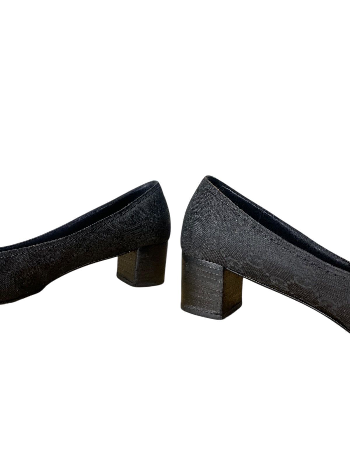 Gucci Gucci pumps in black GG canvas Size US 8.5 / IT 38.5 - 10 Thumbnail