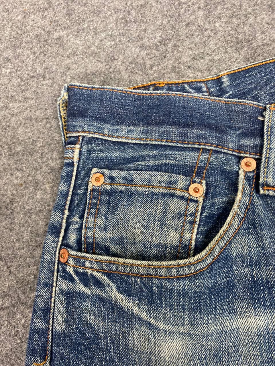 Levi's vintage levis 502 distressed denim nice design Size US 32 / EU 48 - 12 Thumbnail