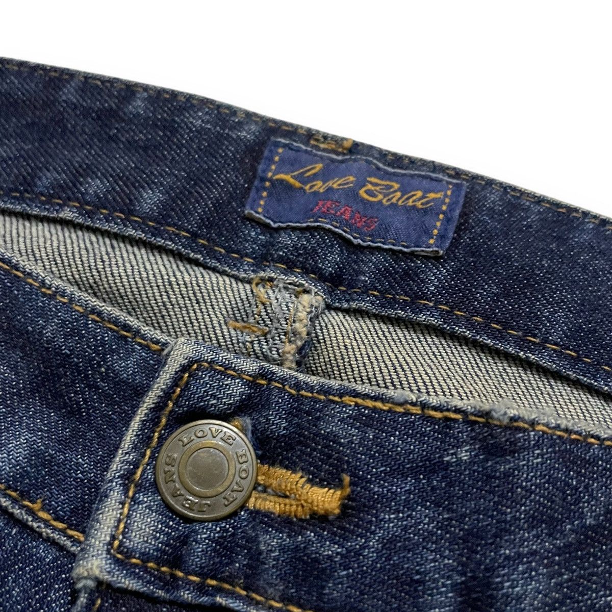 Hysteric Glamour ORIGINAL INDIGO FLARE 70'S CRAZY WIDE RETRO VTG (29×36) Size US 29 - 5 Thumbnail