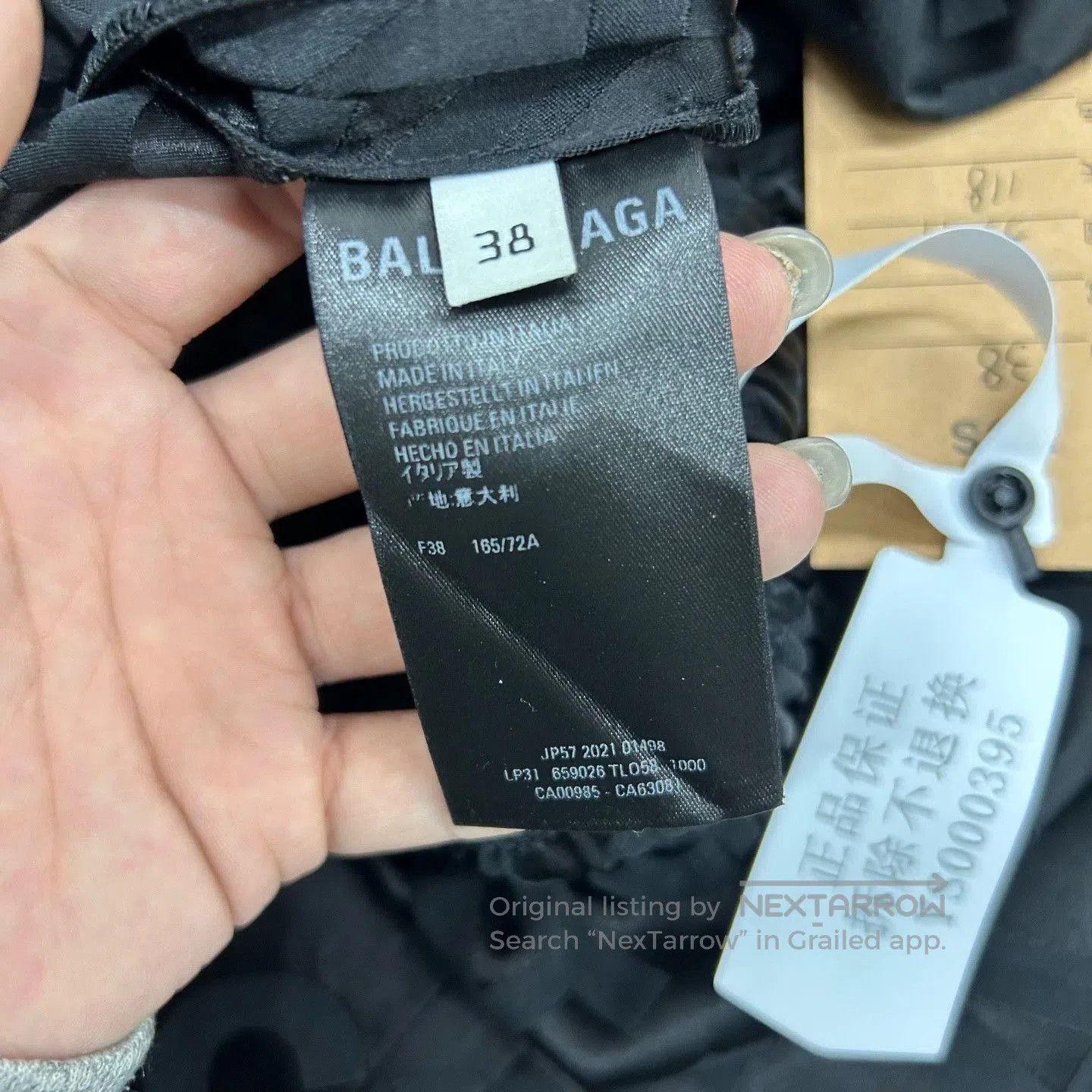 Balenciaga Balenciaga Printed Silk Wide. Size 37" - 4 Thumbnail