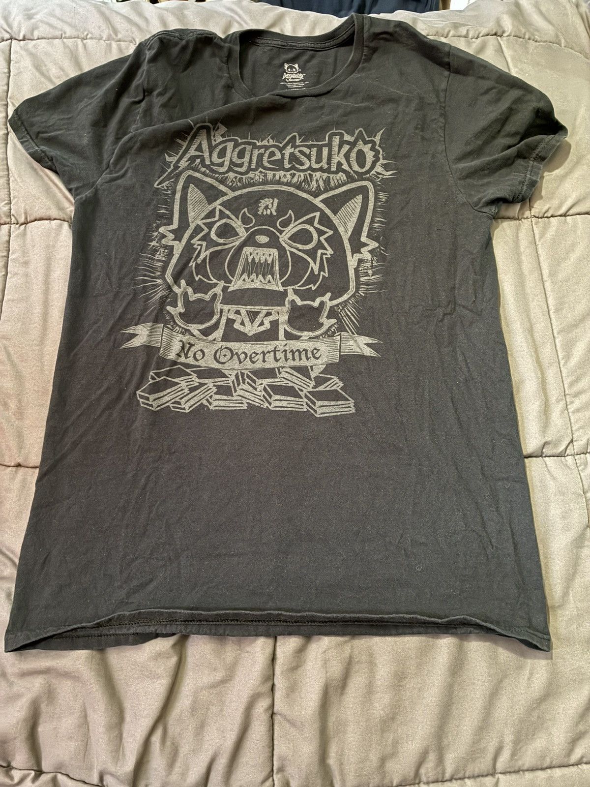 Aggretsuko “No Overtime” shirt