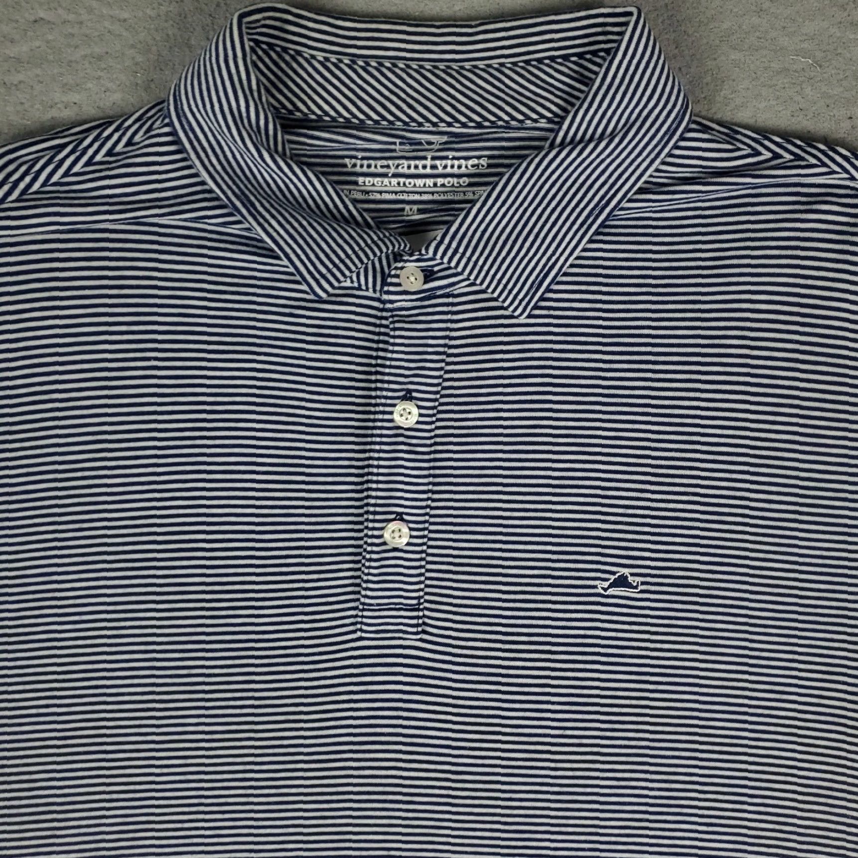 Vineyard Vines Vineyard Vines Polo Shirt Mens M Blue Striped Edgartown Golf Short Sleeve Polo Shirt Mens M Blue Striped Edgartown Golf Short Sleeve Size US M / EU 48-50 / 2 - 2 Thumbnail