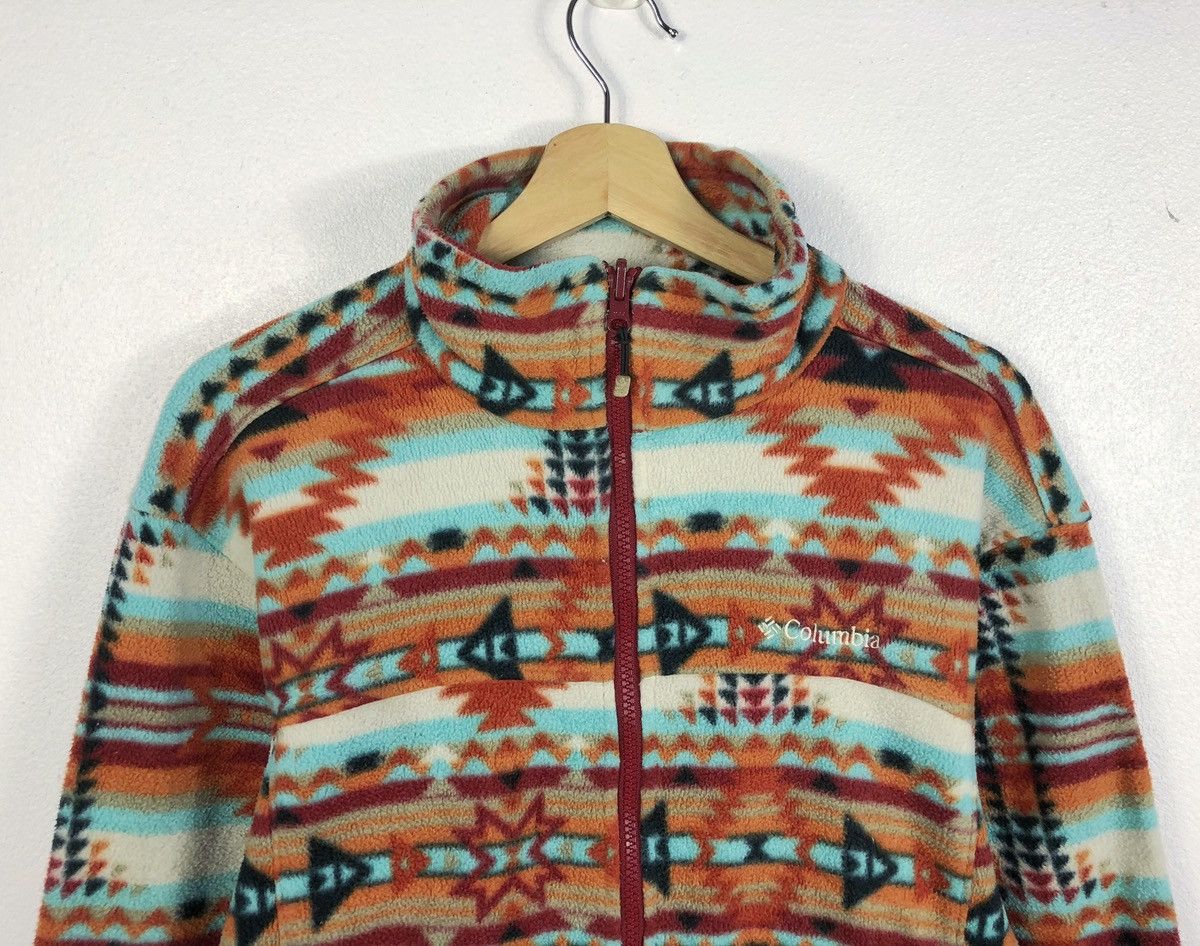 Columbia Rare Columbia Sportswear Aztec Navajo Zipper Fleece Jacket Size US L / EU 52-54 / 3 - 2 Thumbnail