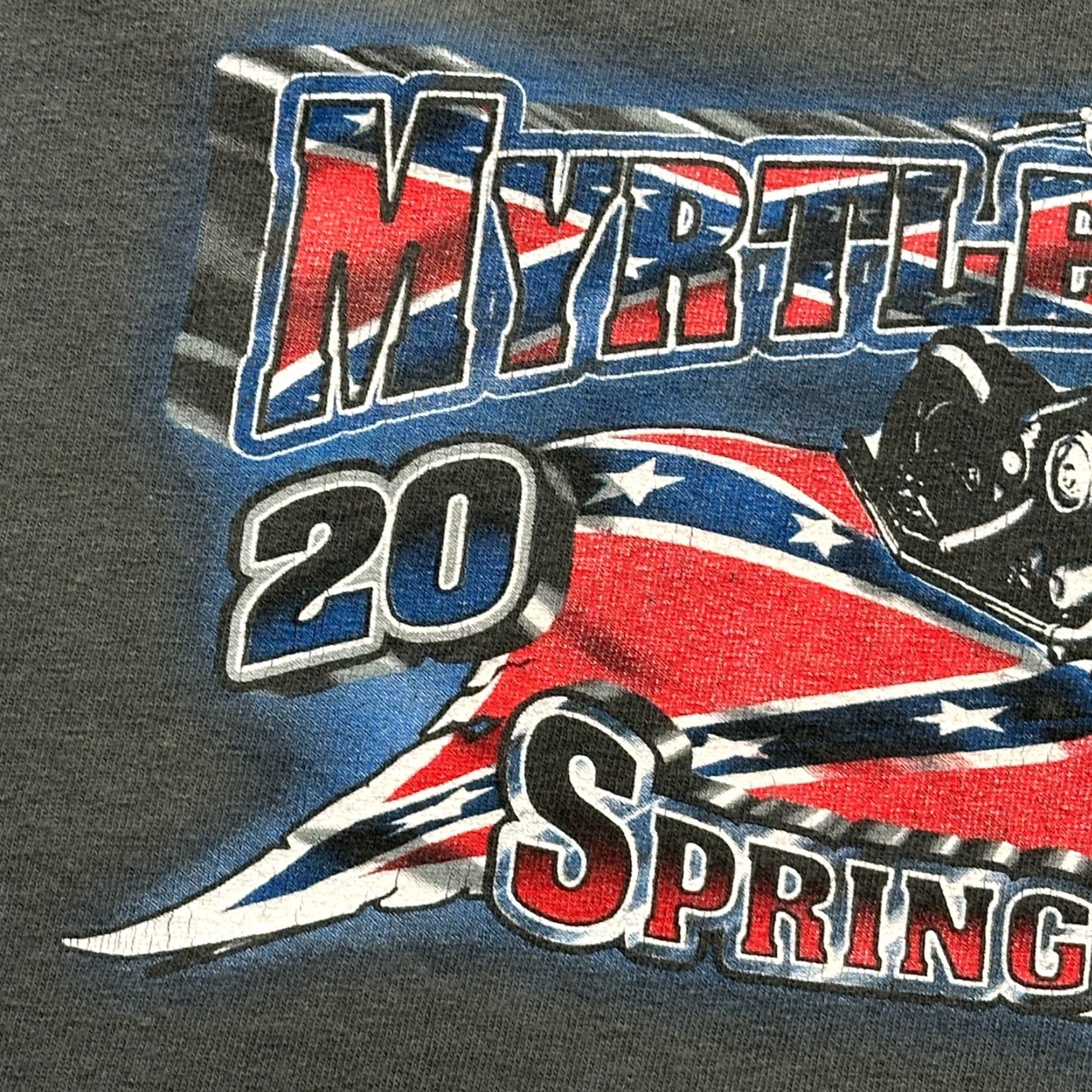Vintage VINTAGE Tennessee River Biker Shirt Mens XL Gray Myrtle Beach Spring Rally Chopper Graphic Y2K Size US XL / EU 56 / 4 - 4 Thumbnail