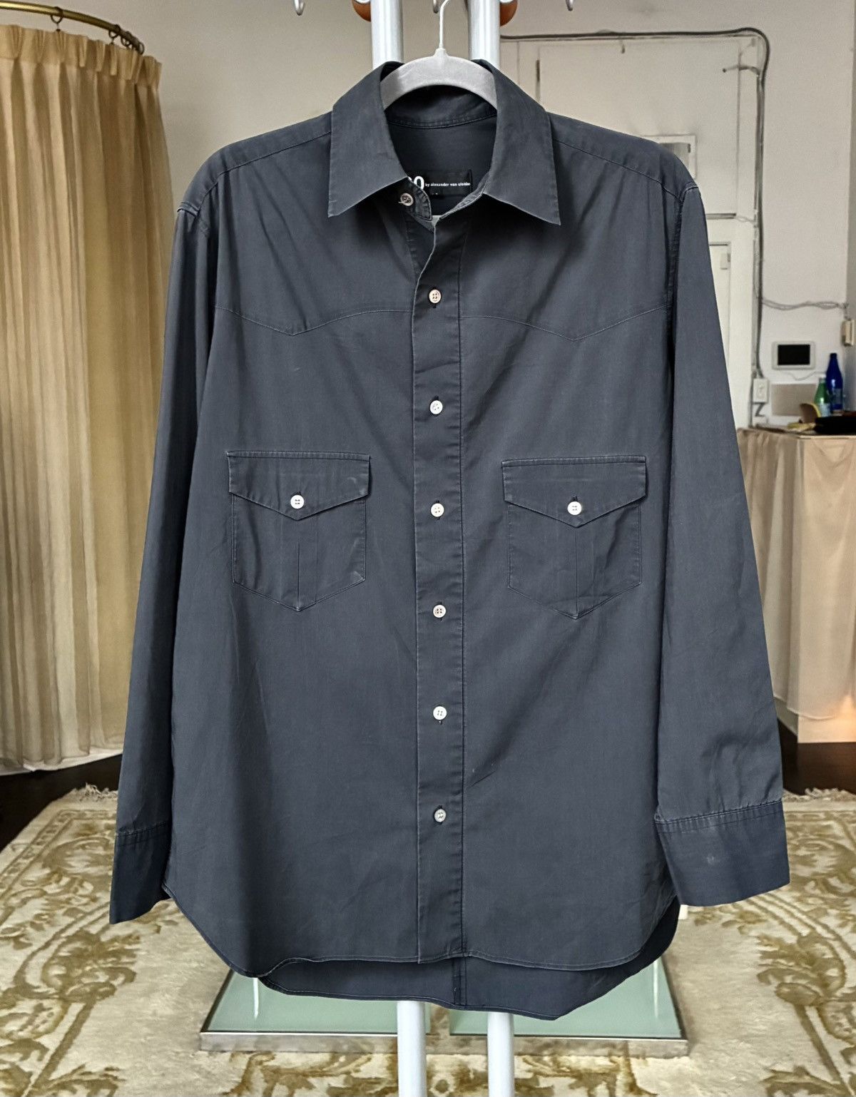 Other Alexander Van Slobbe Archive Garment Dyed Western Shirt Size US M / EU 48-50 / 2 - 22 Thumbnail
