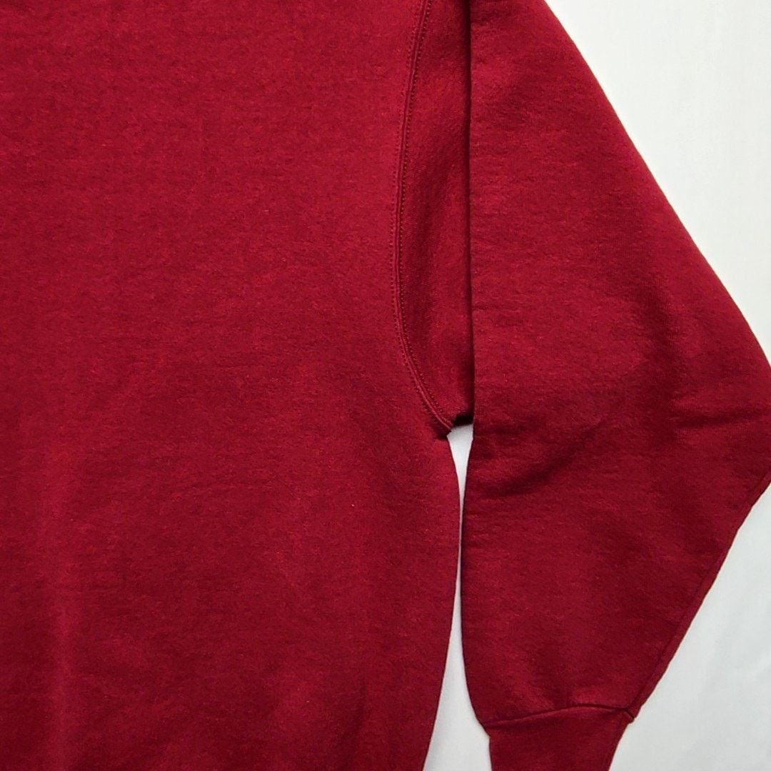 BLVD Vintage Red Blank Sweatshirt BVD Mens XL Solid Crewneck 90s Size US XL / EU 56 / 4 - 3 Thumbnail