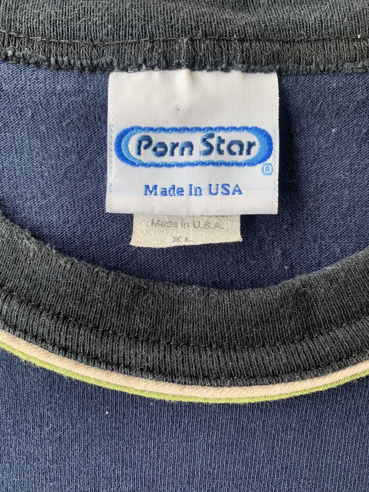 Other Vintage 90s Pornstar Ringer Tee Size US XL / EU 56 / 4 - 4 Thumbnail