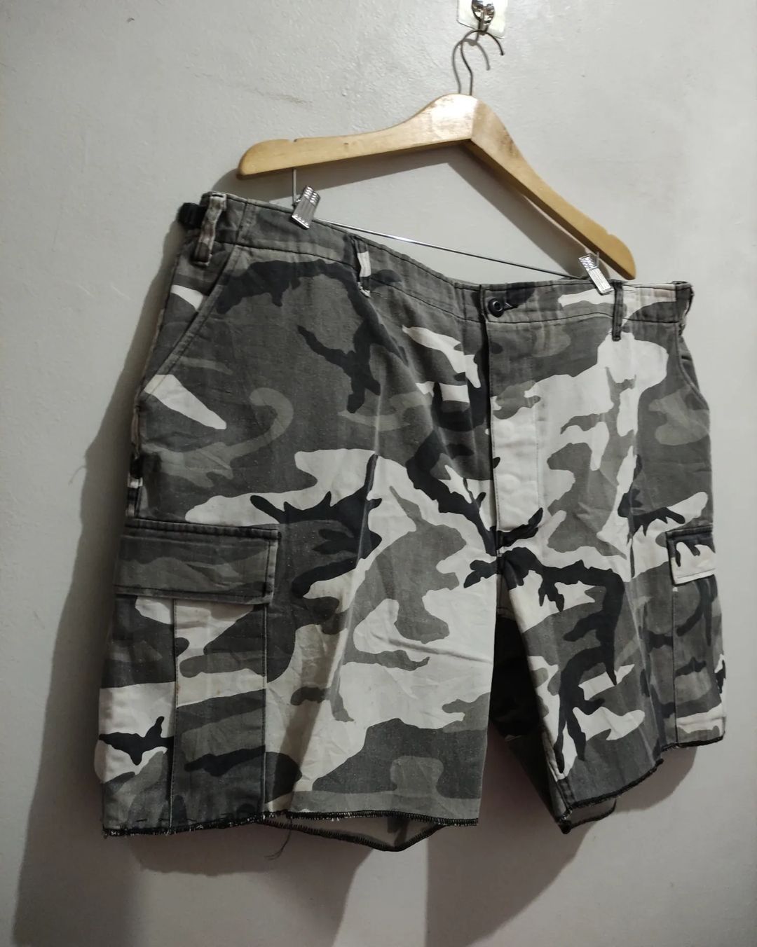 Vintage 90s Vintage Camo Cargo Shorts Size US 44 / EU 60 - 7 Thumbnail