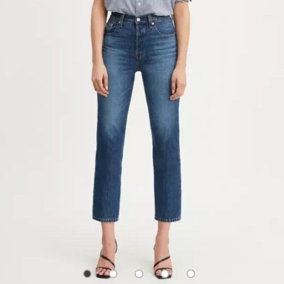 Levi's Levi’s 501 Button Fly Cropped Straight Leg Jeans - 29" Size 29" - 2 Thumbnail