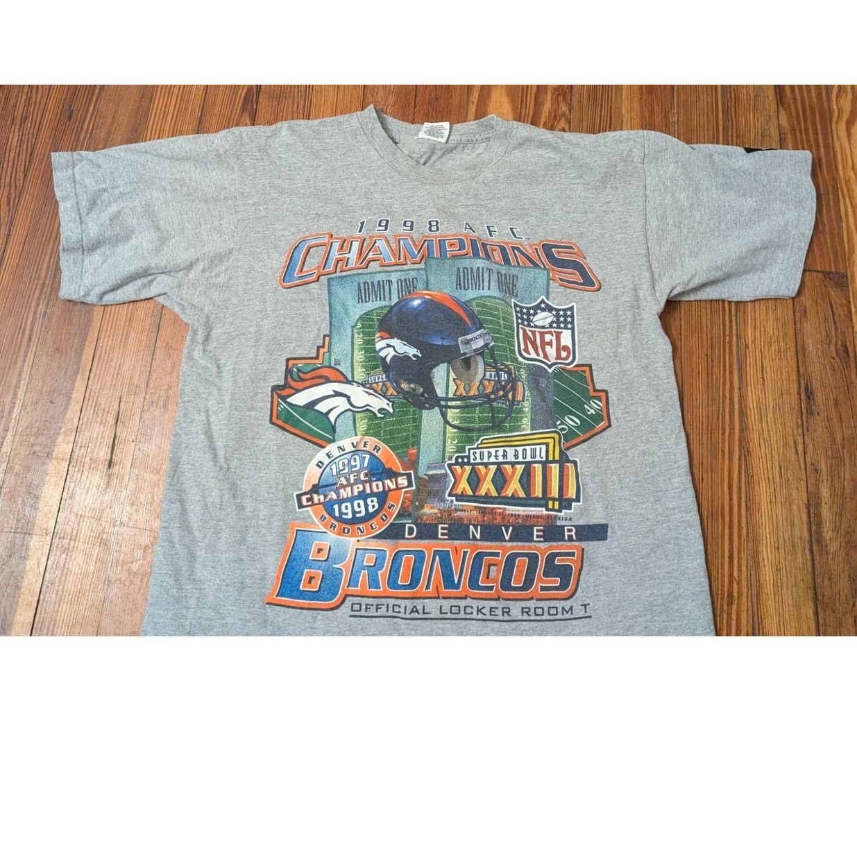 Starter Starter Denver Broncos 1998 AFC Champions Shirt Size Large Size US L / EU 52-54 / 3 - 3 Thumbnail
