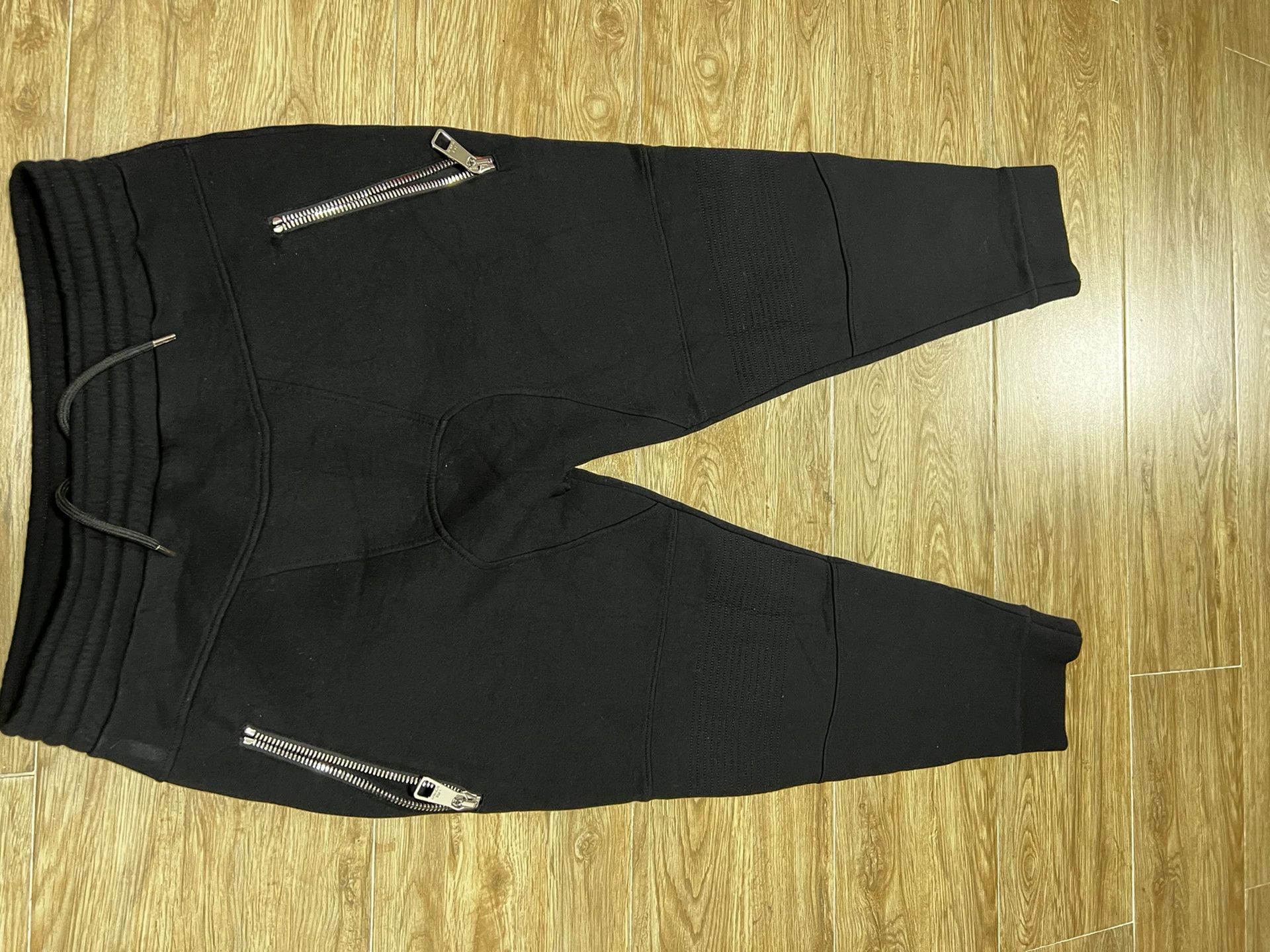 Neil Barrett NEIL BarreTT Space Cotton Drawstring Cropped Pants Size US 35 - 1 Thumbnail