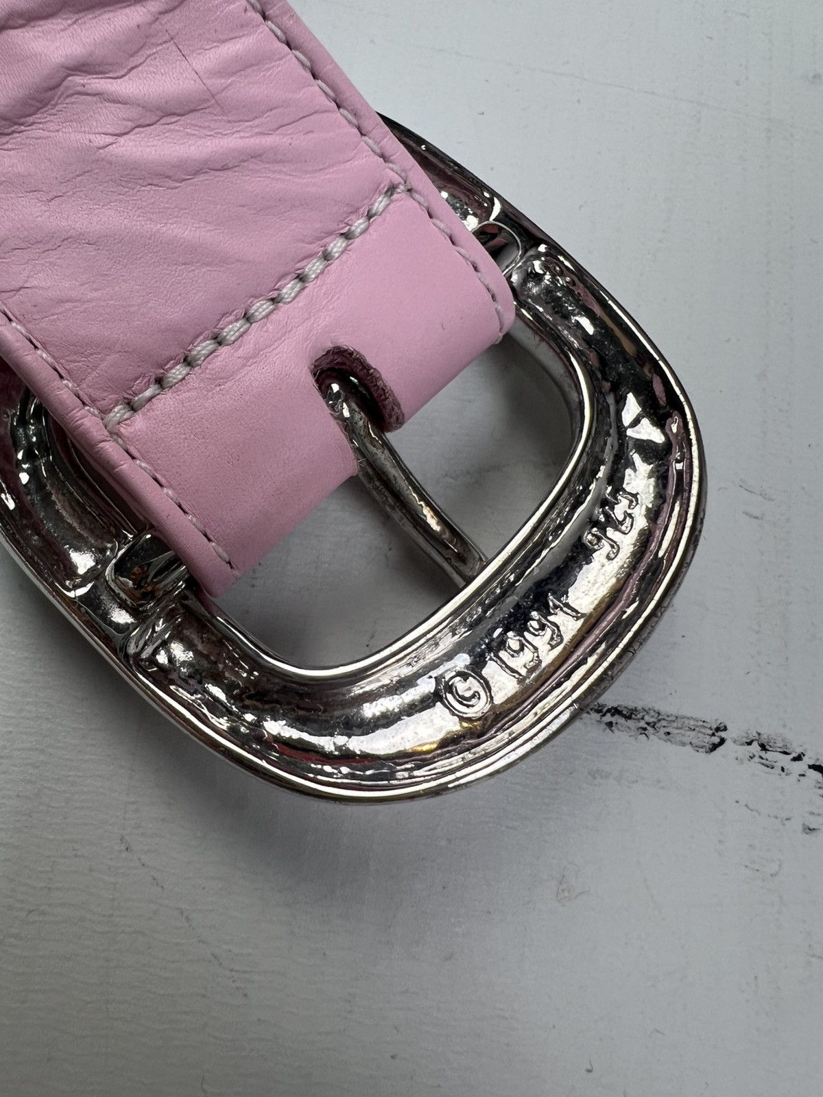 Chrome Hearts CHROME HEARTS GUNSLINGER BELT IN PINK SUPER