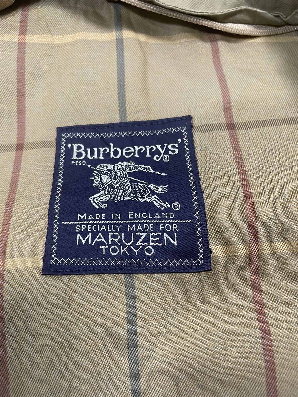 Burberry × Vintage Vintage Burberry Special Made Jackets Size US XL / EU 56 / 4 - 7 Thumbnail