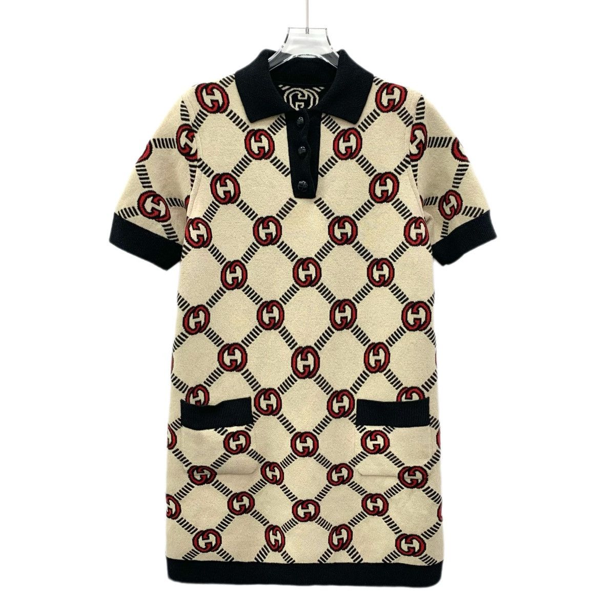 Gucci Gucci colorblocked logo wool reversible knit dress Size S / US 4 / IT 40 - 3 Thumbnail