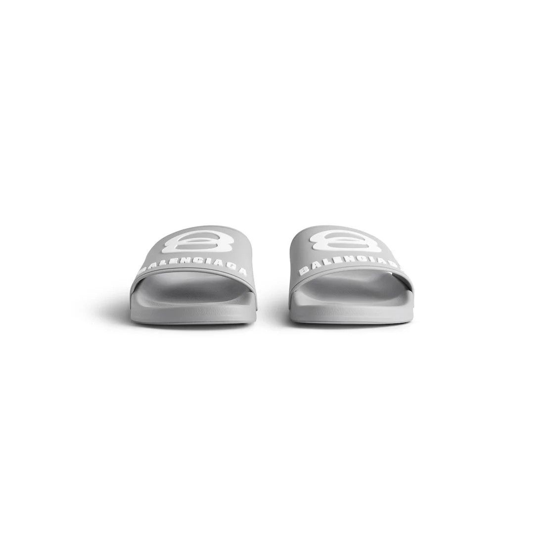 Balenciaga o1tr1nto0526 Pool Slide Sandals in Grey Size US 8 / EU 41 - 3 Thumbnail