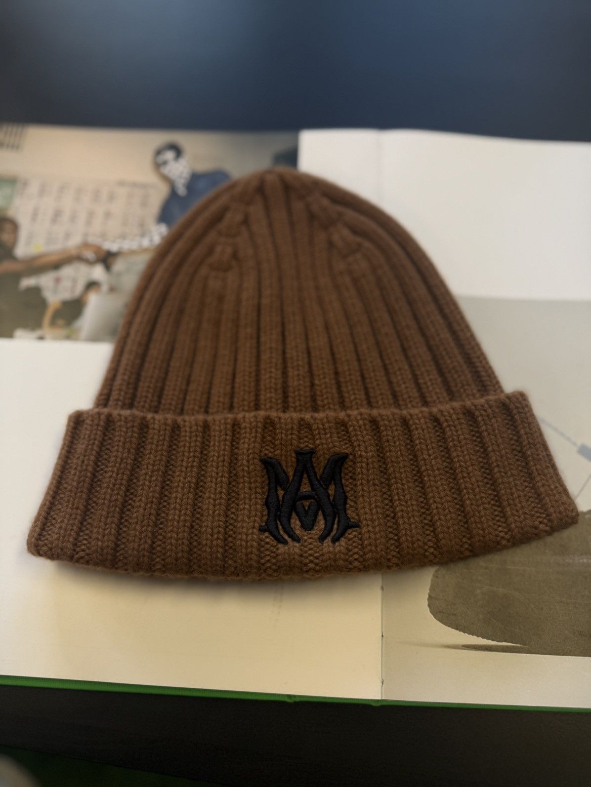 Amiri Beanie Brown New With Tags $390 Retail
