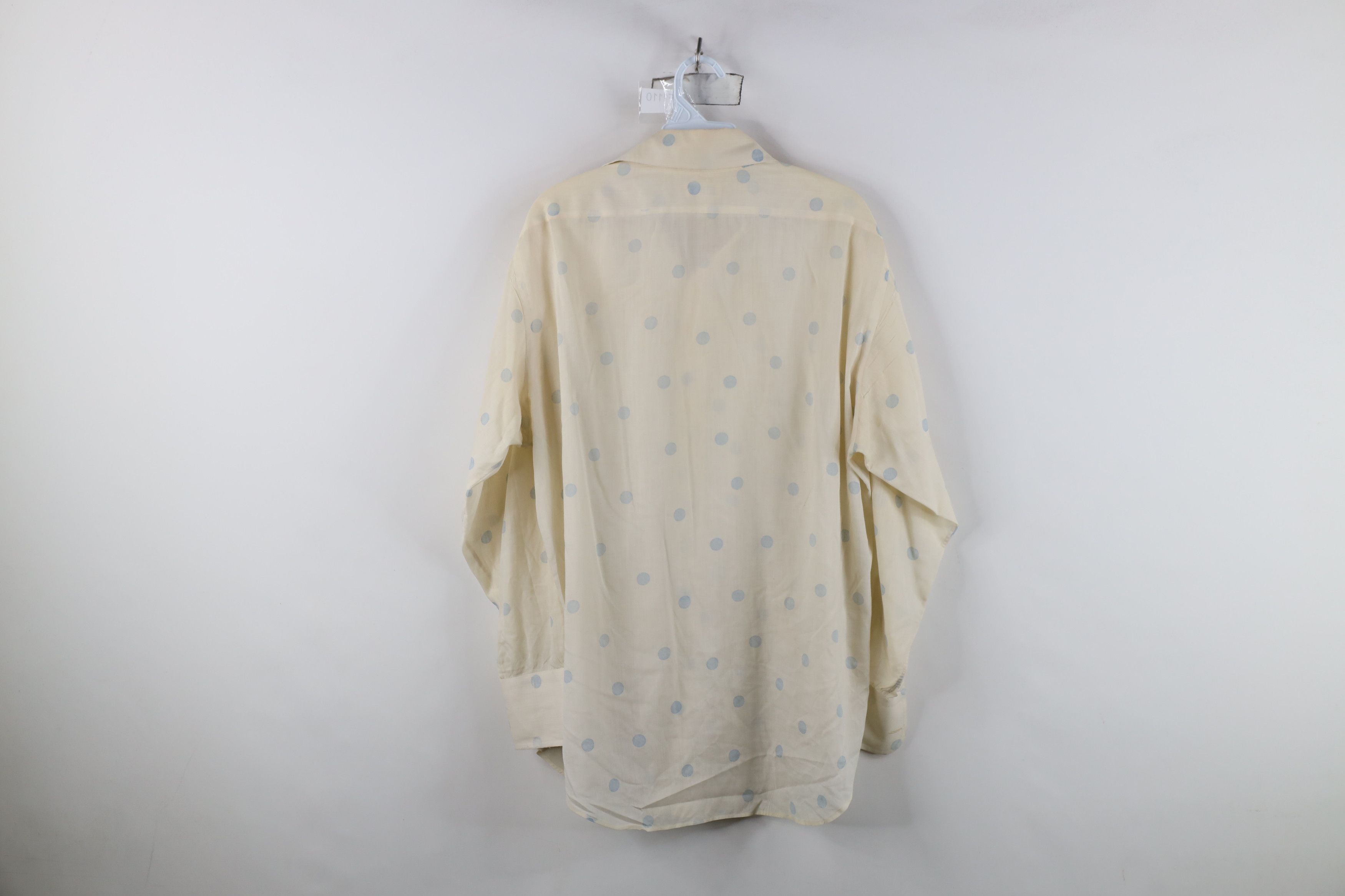 Vintage Vintage 60s Streetwear Polka Dot Collared Button Shirt USA Size US M / EU 48-50 / 2 - 10 Thumbnail