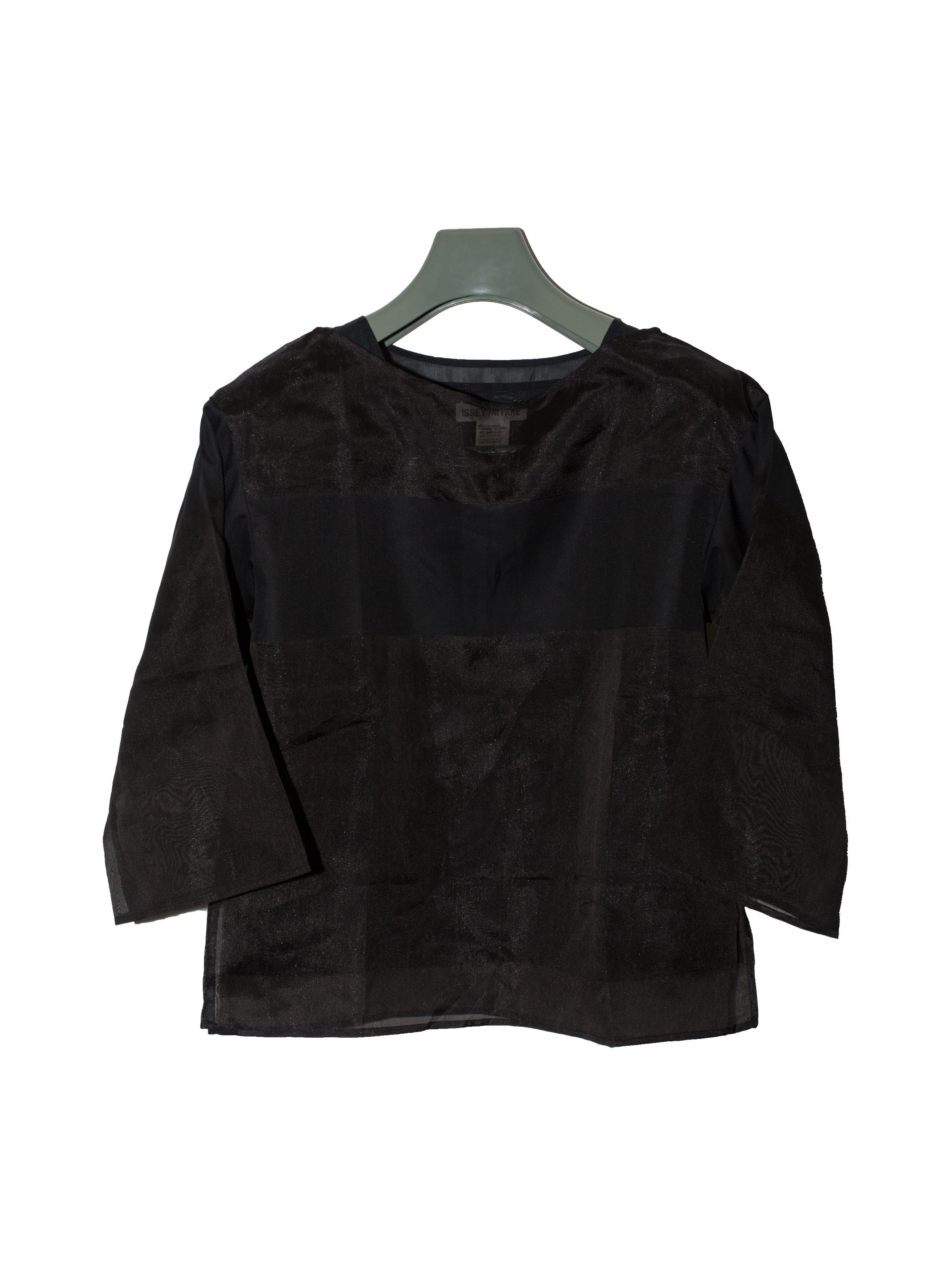 Issey Miyake Layered Floaty Raglan Sheer Top Size M / US 6-8 / IT 42-44 - 1 Thumbnail