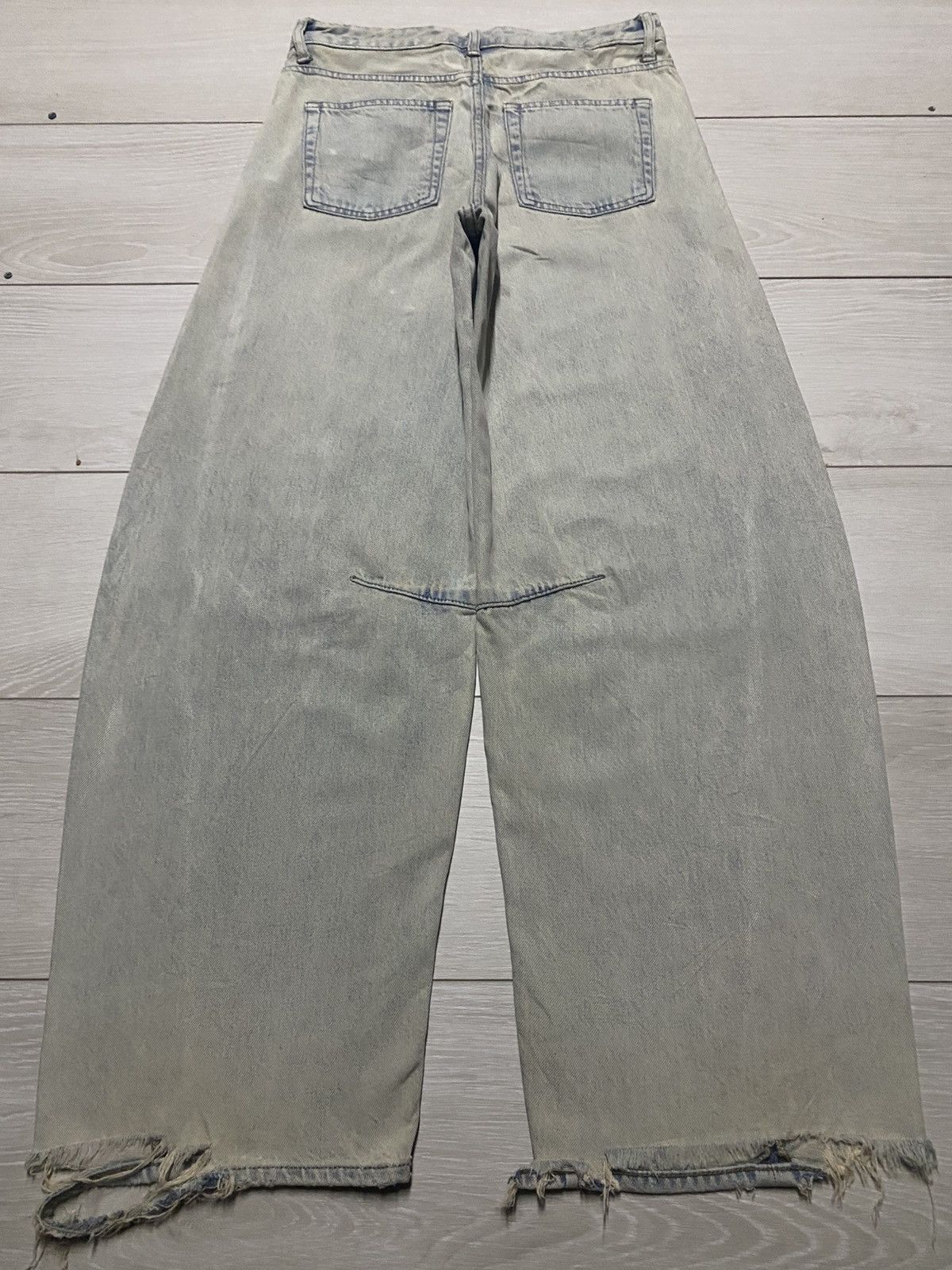 GU Vintage gu denim distressed Baggy Jeans Size US 29 - 2 Thumbnail