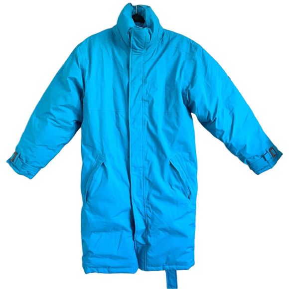 Vintage Vintage Blue Down Gore-Tex Duvet Midi Puffer Parka - Small Size S / US 4 / IT 40 - 15 Thumbnail