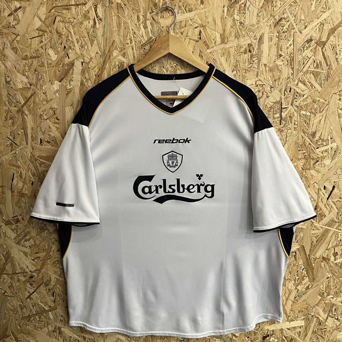 Reebok Vintage Liverpool 2001-02 Away Reebok Football Jersey Shirt Size US XXL / EU 58 / 5 - 1 Thumbnail