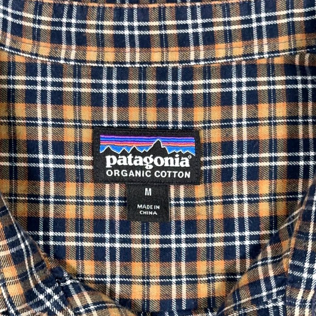 Patagonia Patagonia Shirt Adult MEDIUM Brown Blue Plaid Flannel Organic Cotton Outdoor Size US M / EU 48-50 / 2 - 4 Thumbnail