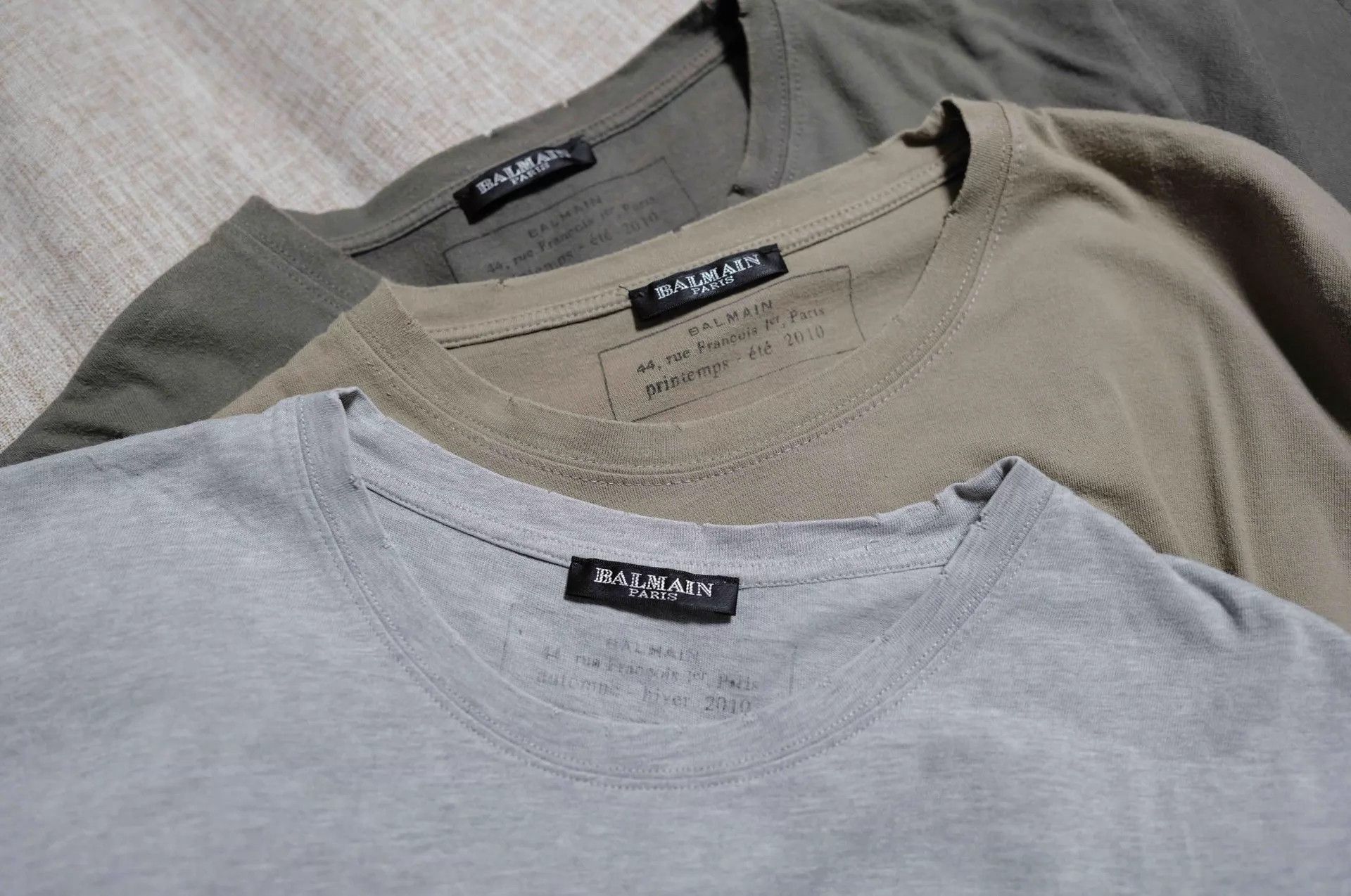 Balmain Balmain by CD 10AW/10SS Distressed Solid Archive 3 T-Shirts Size US M / EU 48-50 / 2 - 2 Thumbnail