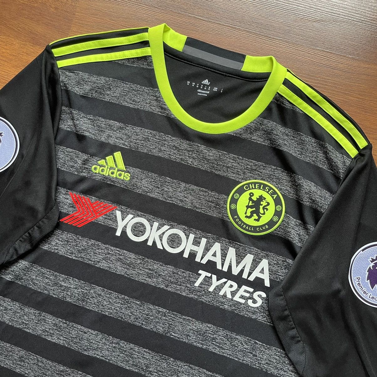 Adidas × Chelsea Soccer CHELSEA ADIDAS 2016/2017 FOOTBALL AWAY JERSEY #10 HAZARD Size US M / EU 48-50 / 2 - 4 Thumbnail