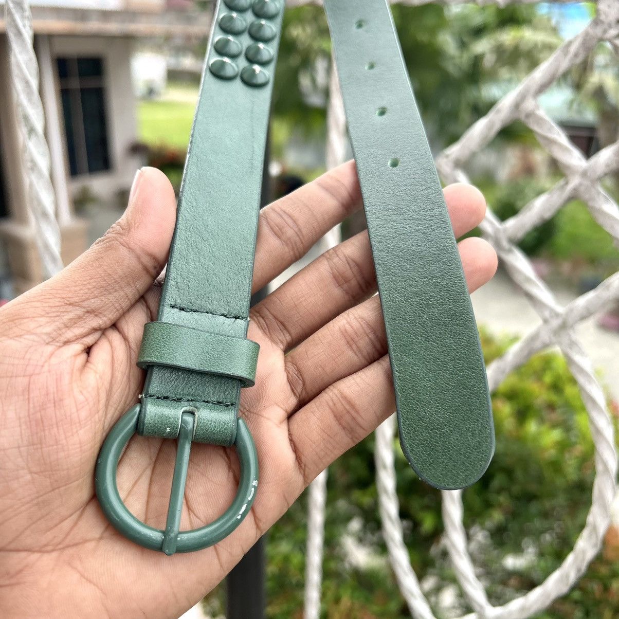 Japanese Brand Vintage y2k Studed Belt Leather Size ONE SIZE - 11 Thumbnail