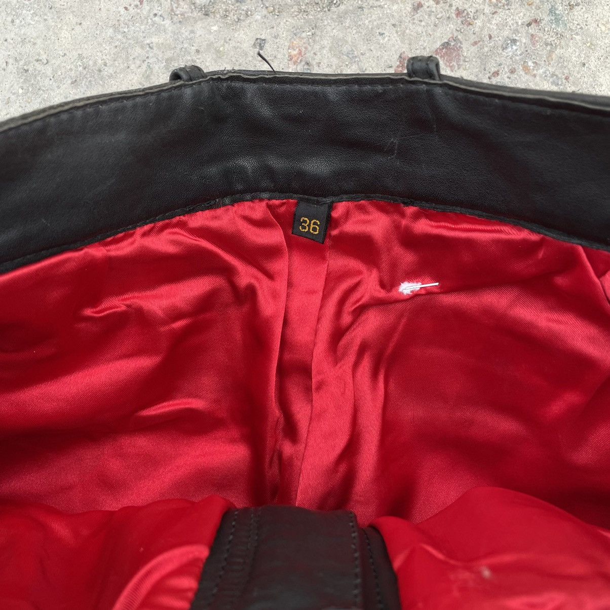 Vintage Vintage Moto Leather Pants 36 Size Y2K 90s USA Hype Japan Size 36" / US 14 / IT 50 - 5 Thumbnail